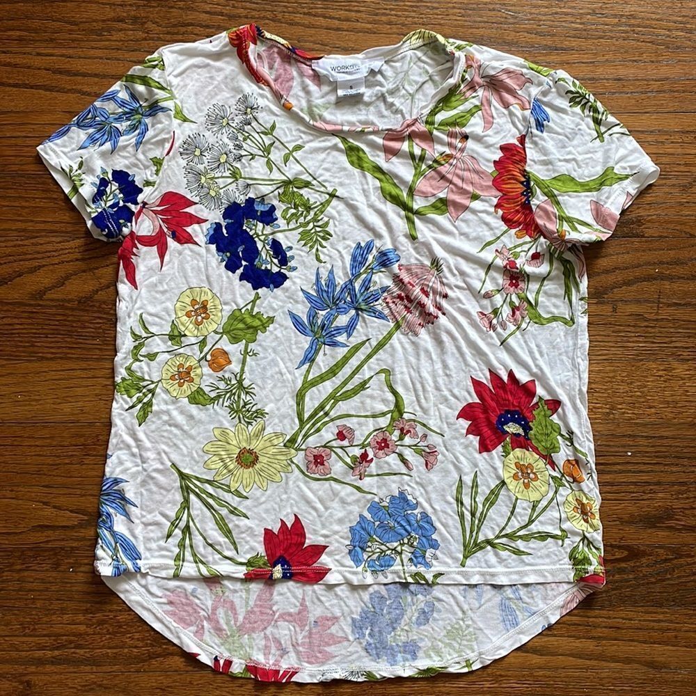 Workshop Republic Clothing Floral Short Sleeve T-shirt